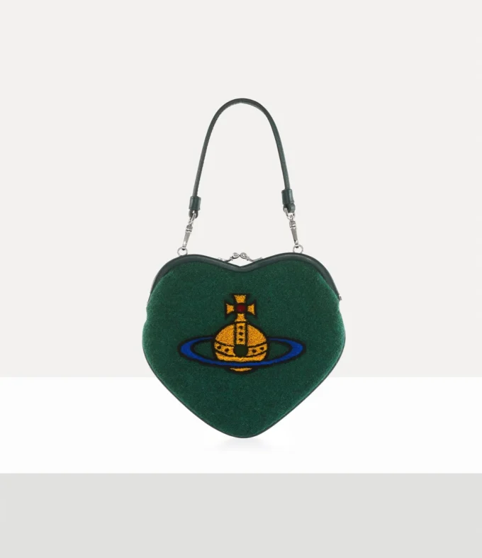 Belle Heart Frame Purse