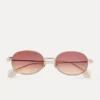 Hardware Orb Oval Sunglasses Hardware Orb Oval Sunglasses