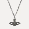 Man. Mini Bas Relief Orb Pendant Necklace