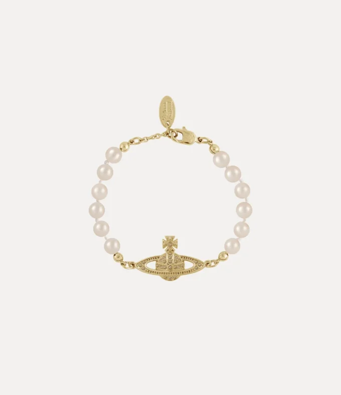 Mini Bas Relief Pearl Bracelet Mini Bas Relief Pearl Bracelet