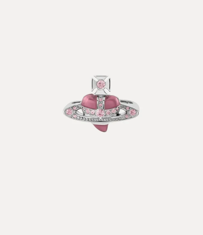 New Diamante Heart Ring New Diamante Heart Ring